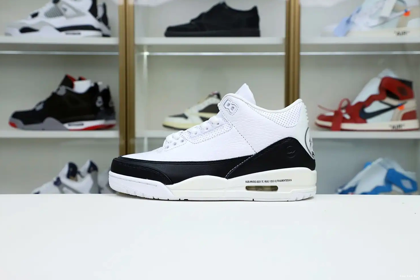 JORDAN DESIGN 'WHITE' 3 AIR X RETRO SP FRAGMENT Kimikick 0816